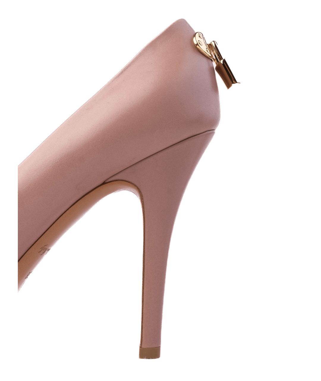 LOUIS VUITTON Бежевые кожаные туфли, фото 6