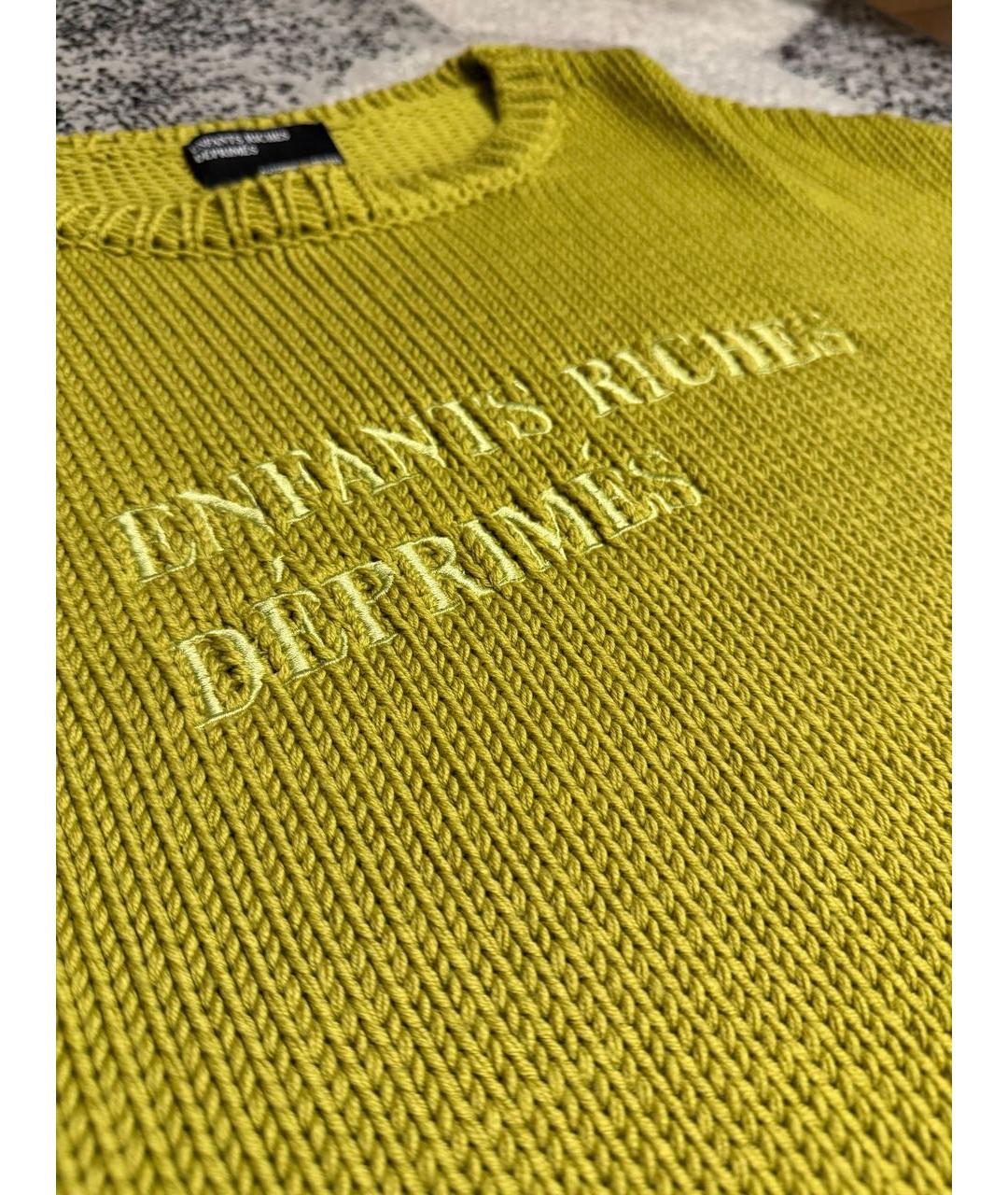 Enfants Riches Déprimés Салатовый шерстяной джемпер / свитер, фото 5