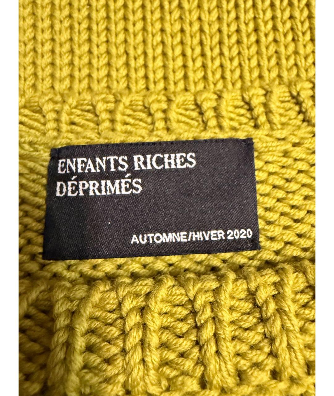 Enfants Riches Déprimés Салатовый шерстяной джемпер / свитер, фото 3