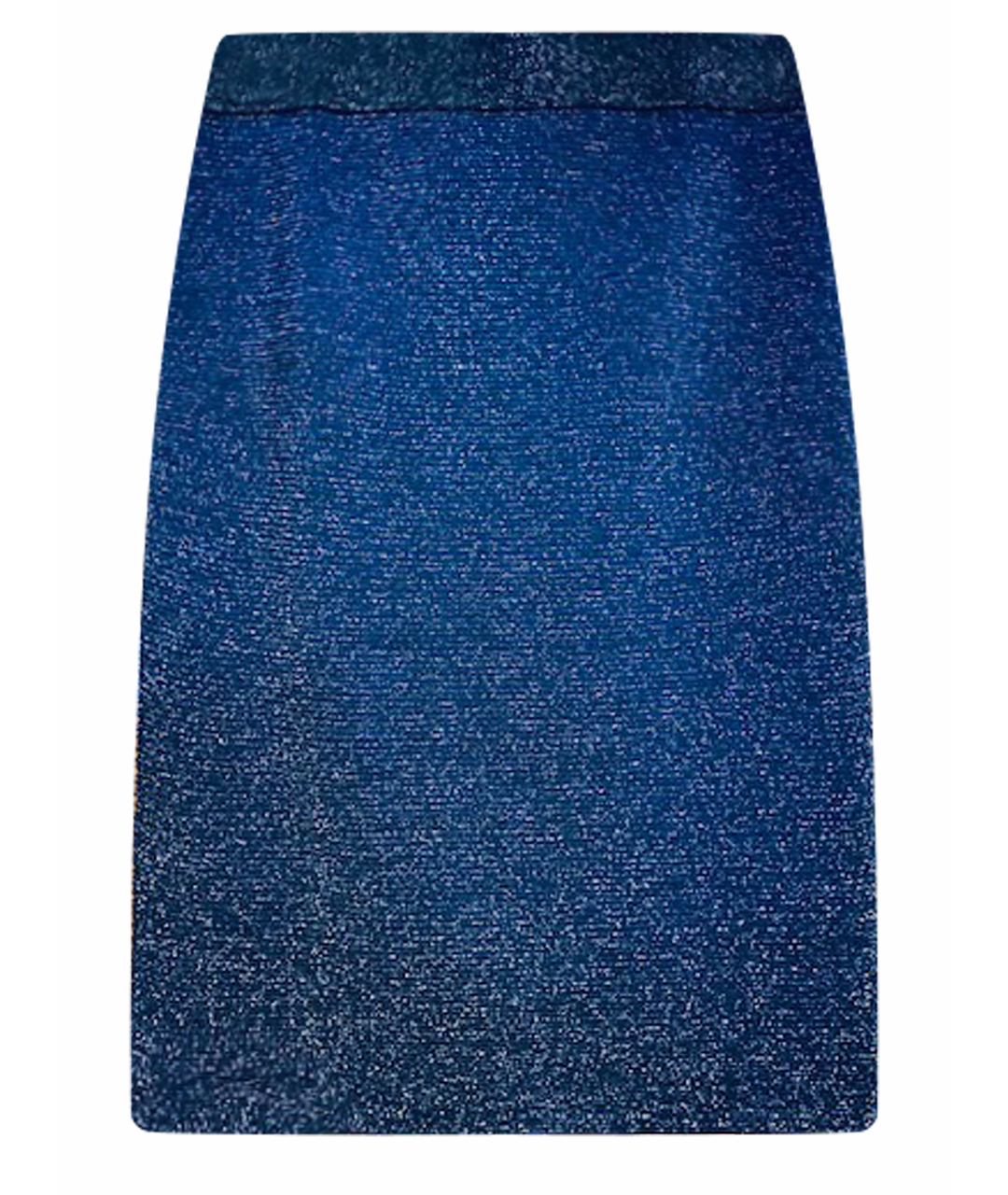 ANGELO MARANI Синяя вискозная юбка миди, фото 1