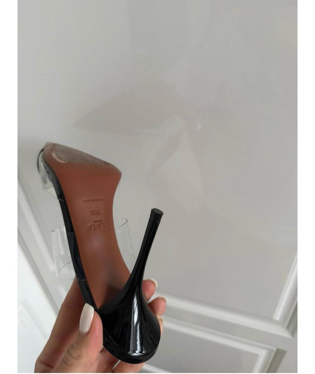 ALAIA Черные туфли из лакированной кожи, фото 3