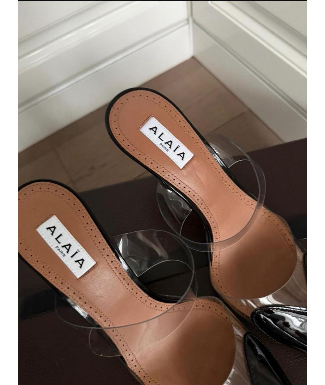 ALAIA Черные туфли из лакированной кожи, фото 2