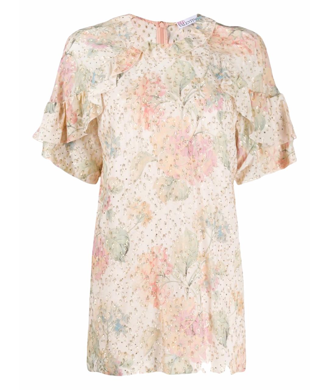 RED VALENTINO Розовая вискозная блузы, фото 1