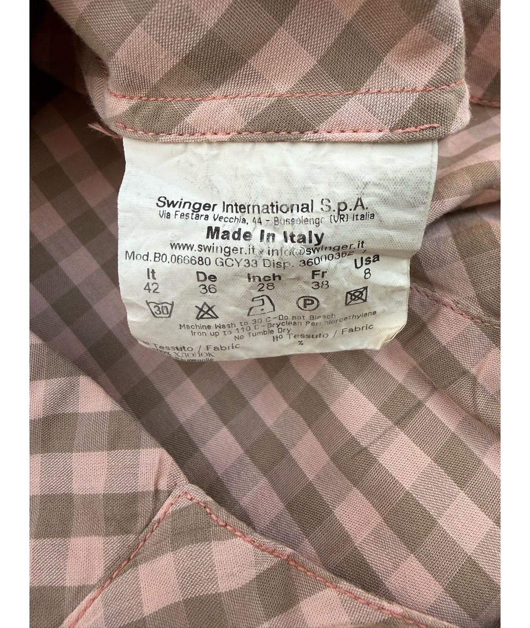 VIVIENNE WESTWOOD Розовая хлопковая блузы, фото 5