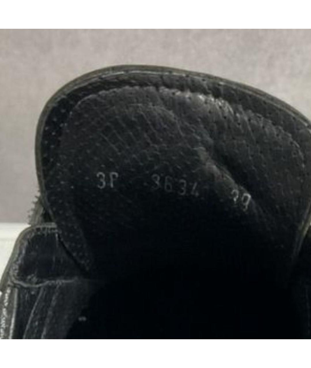 PRADA Черные кожаные кроссовки, фото 5