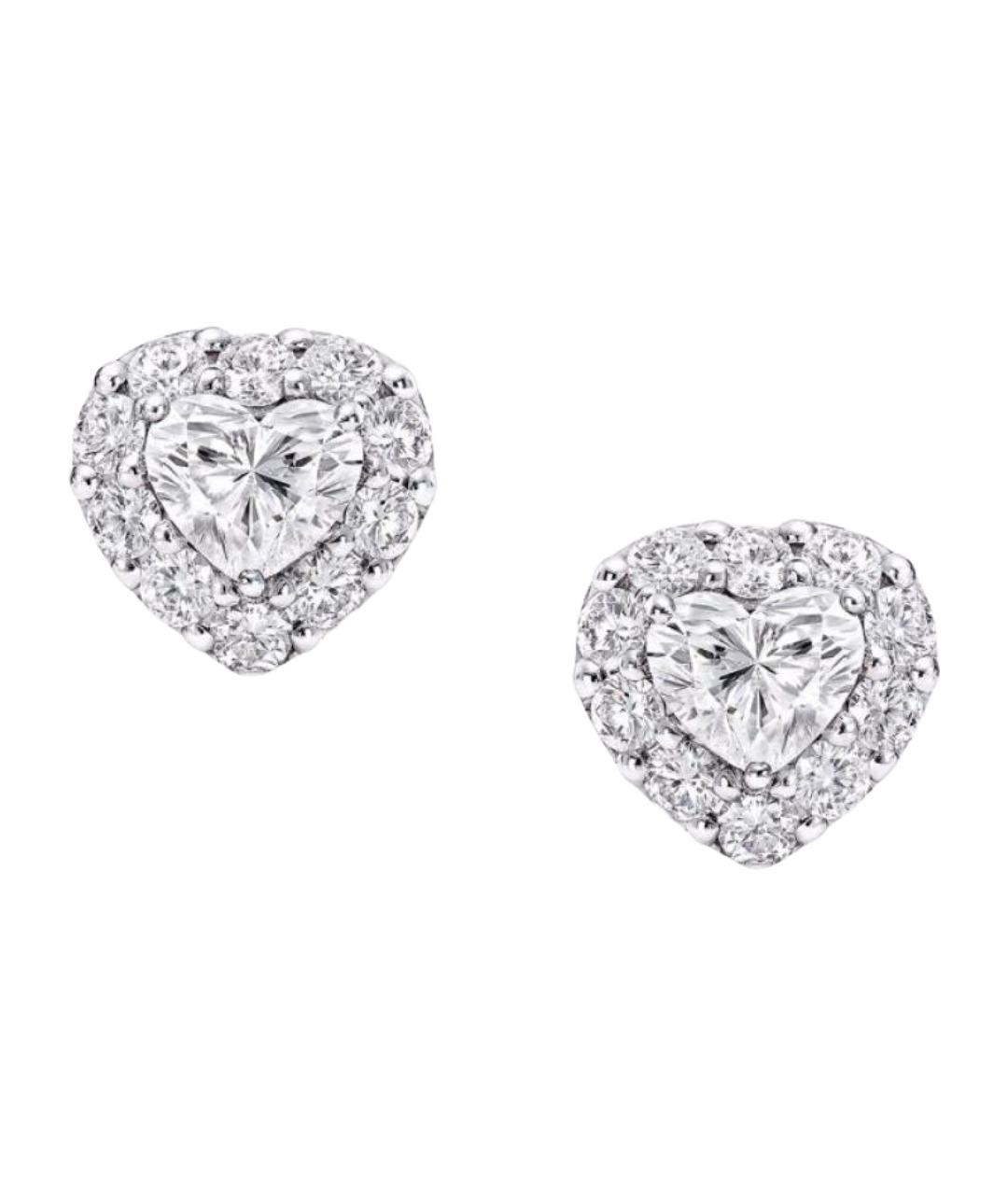 GRAFF Серебряные платиновые серьги, фото 1