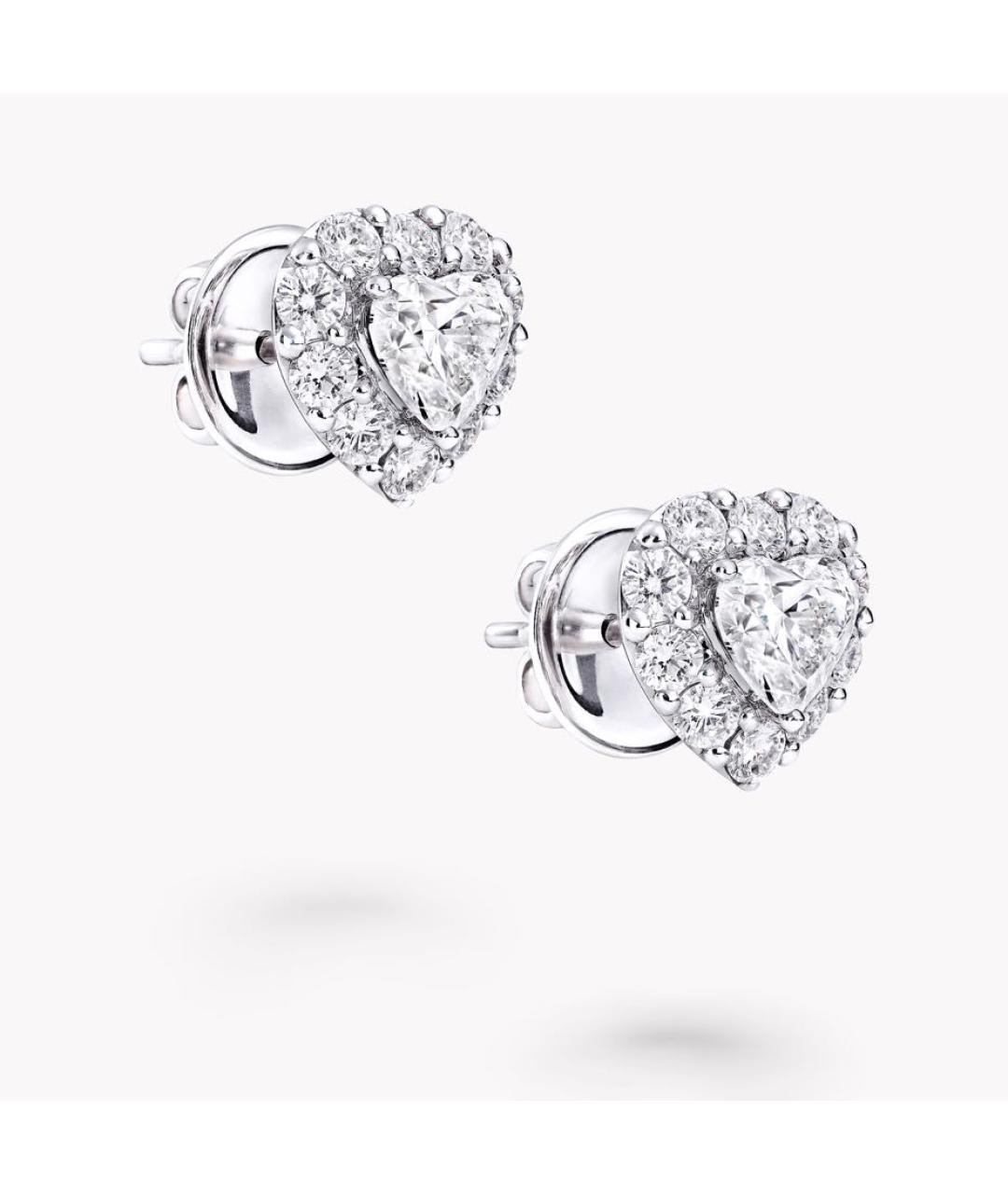 GRAFF Серебряные платиновые серьги, фото 3