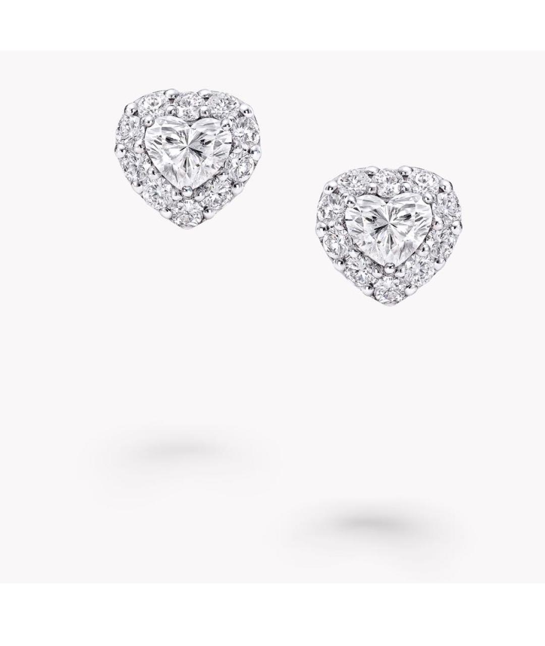 GRAFF Серебряные платиновые серьги, фото 4