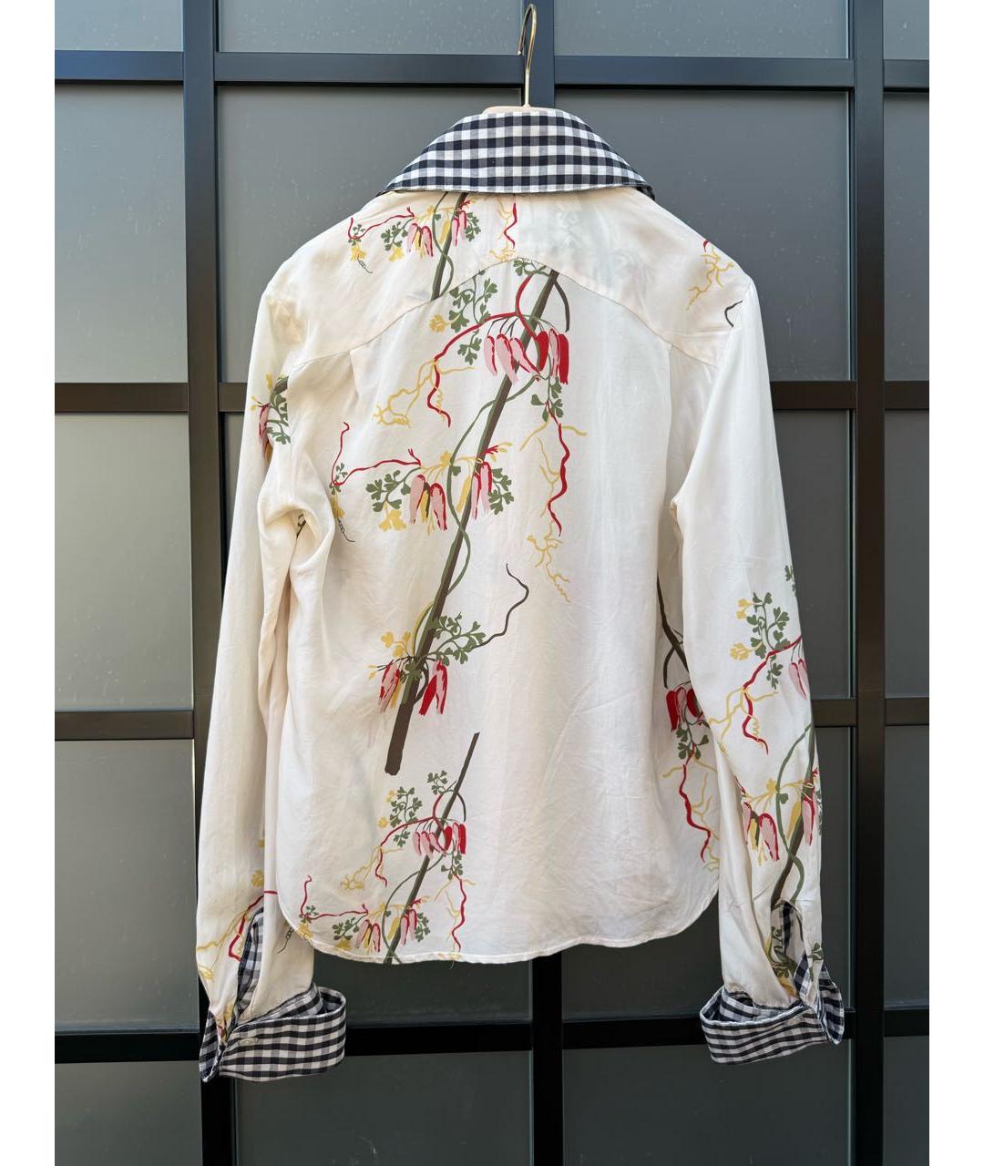 VIVIENNE WESTWOOD Белая шелковая рубашка, фото 2