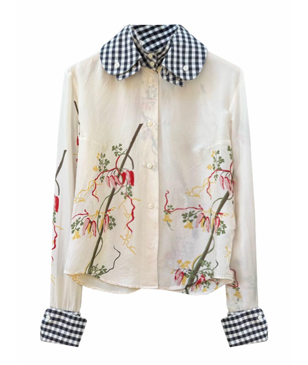 VIVIENNE WESTWOOD Белая шелковая рубашка, фото 1