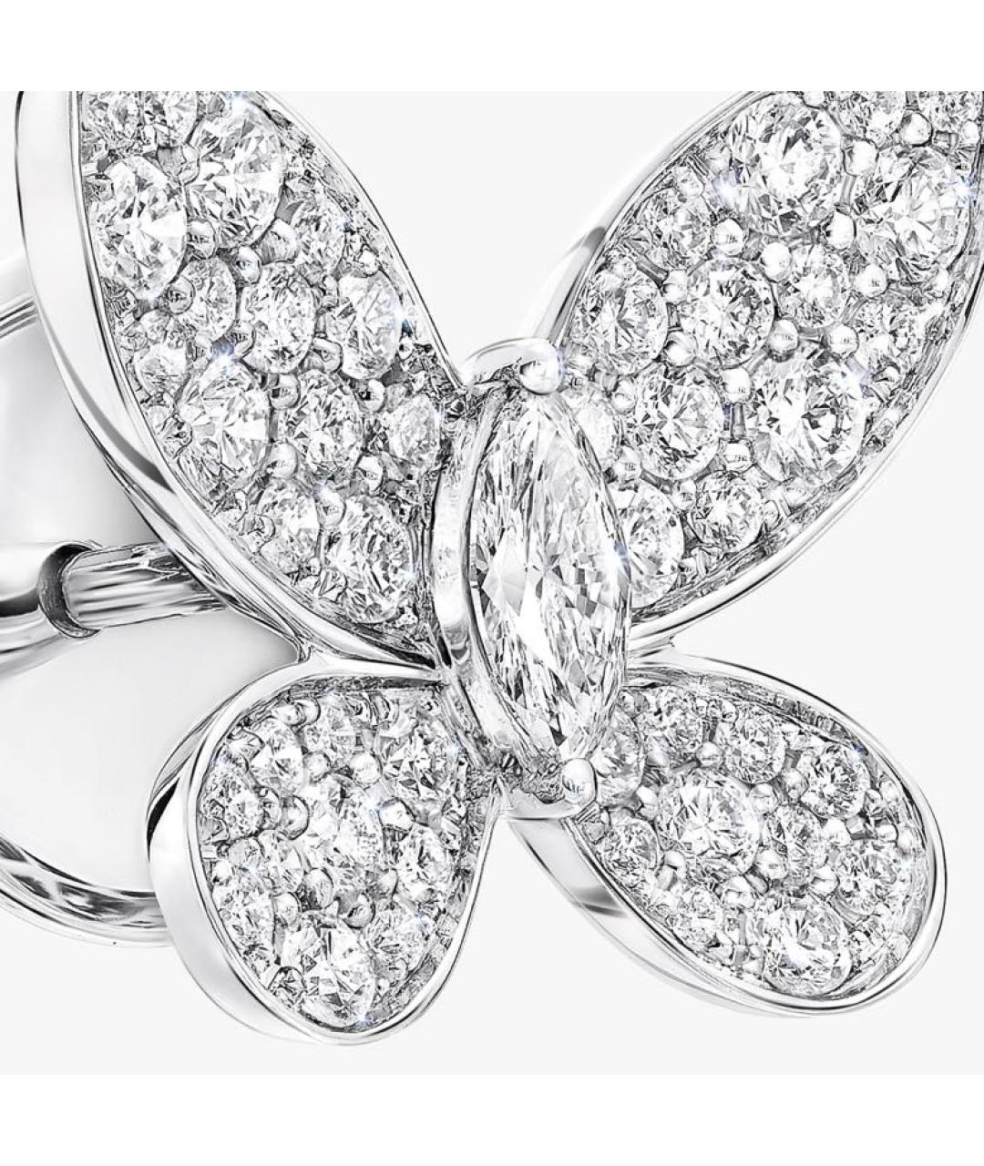 GRAFF Серебряные платиновые серьги, фото 3