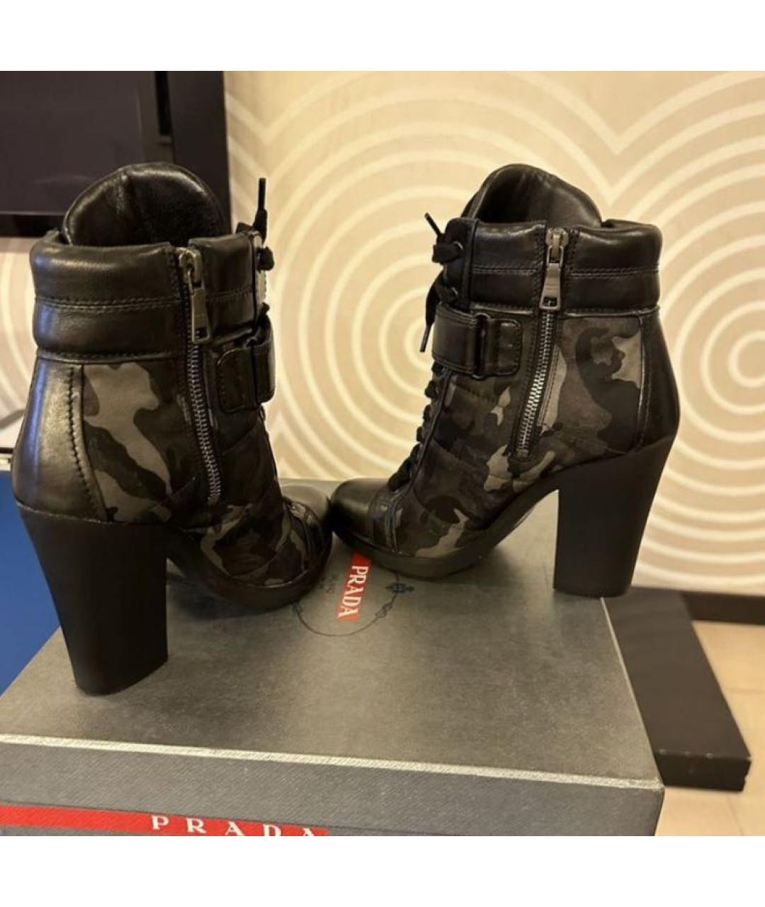 PRADA Мульти синтетические ботильоны, фото 8