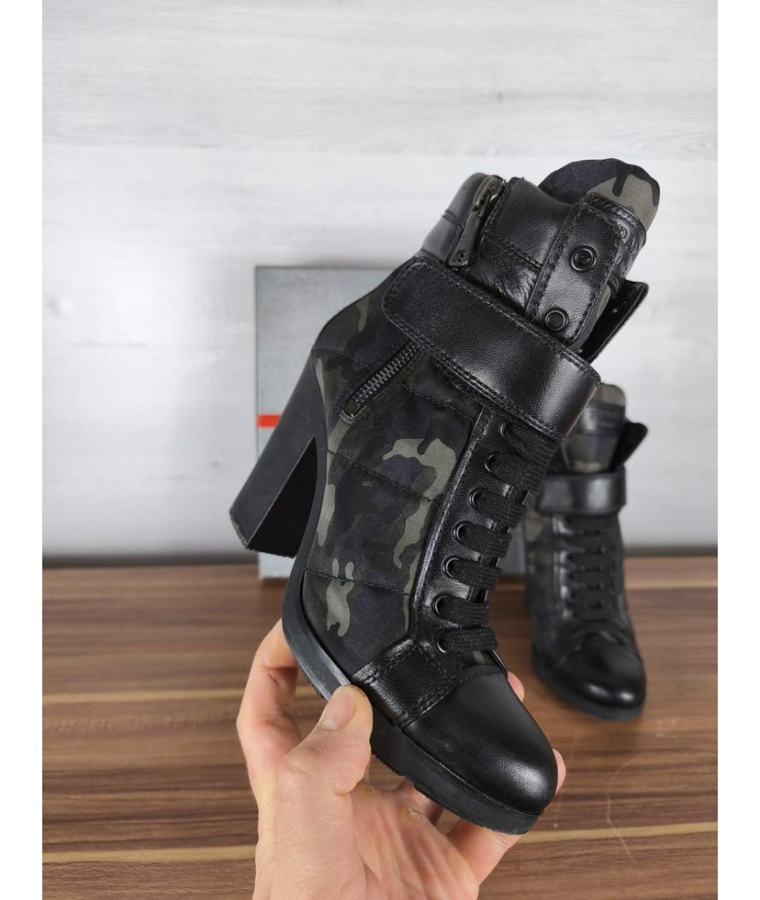 PRADA Мульти синтетические ботильоны, фото 4