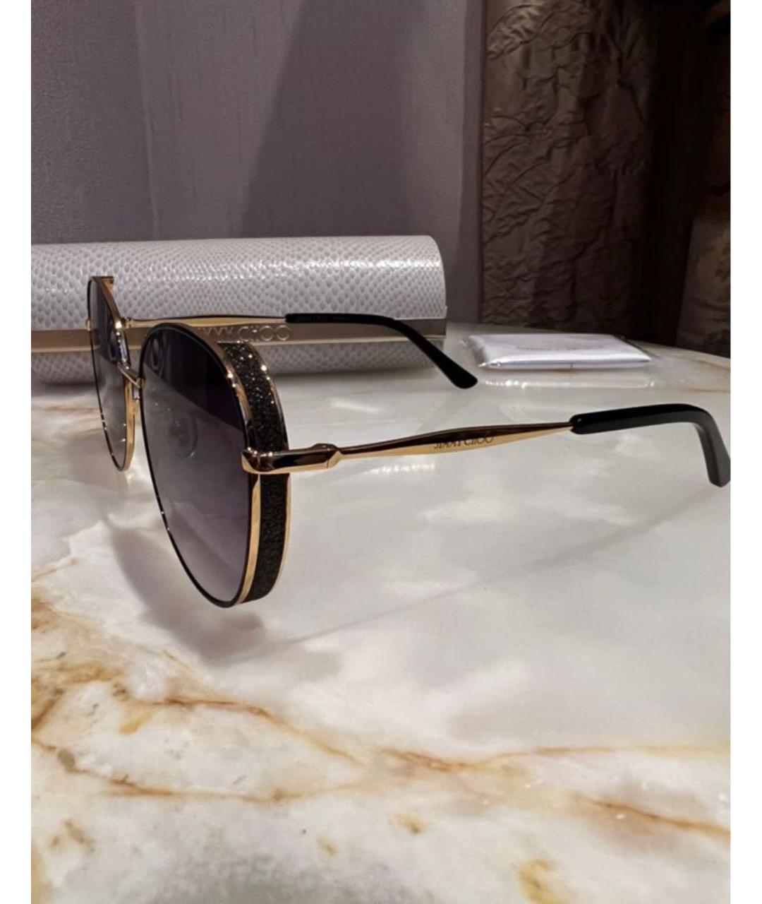 JIMMY CHOO Мульти металлические солнцезащитные очки, фото 2