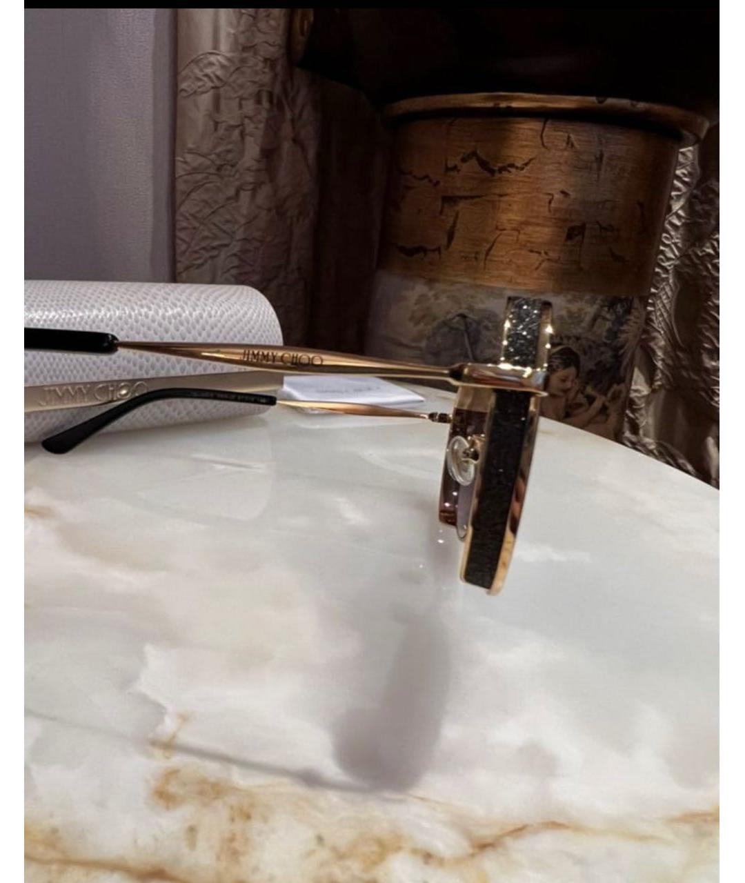 JIMMY CHOO Мульти металлические солнцезащитные очки, фото 4