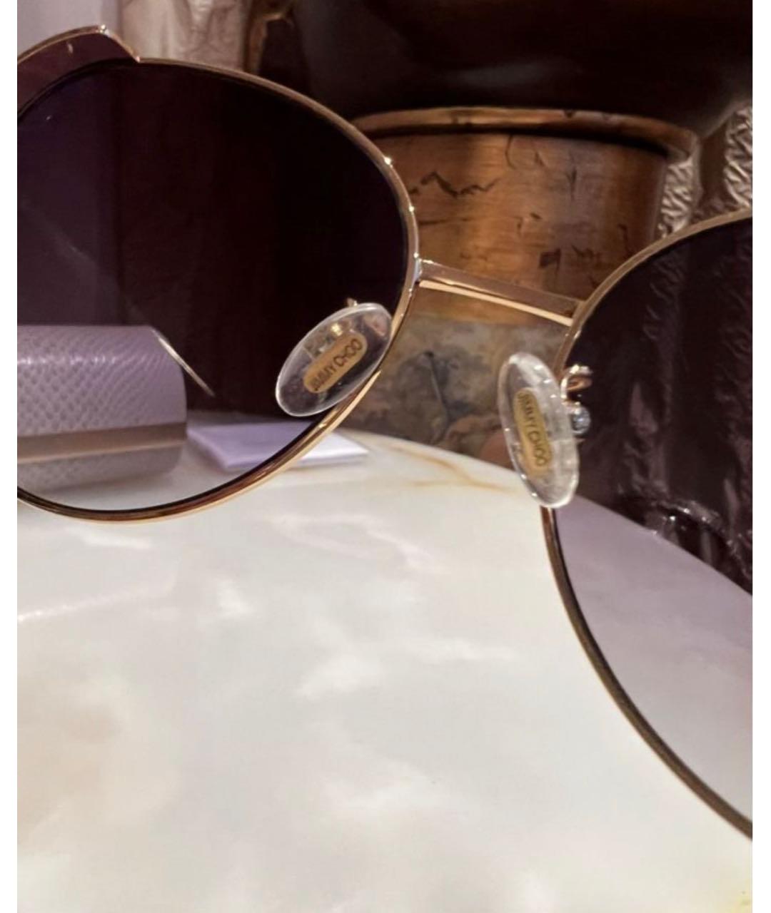 JIMMY CHOO Мульти металлические солнцезащитные очки, фото 3