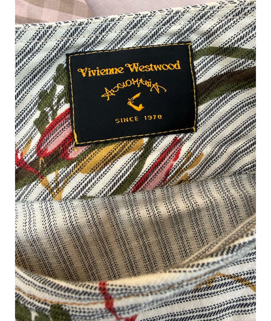 VIVIENNE WESTWOOD Хлопковые прямые брюки, фото 4