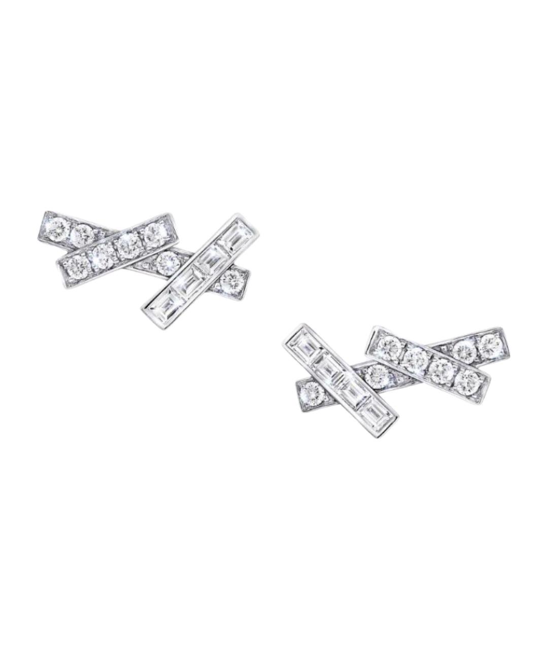 GRAFF Серебряные платиновые серьги, фото 1