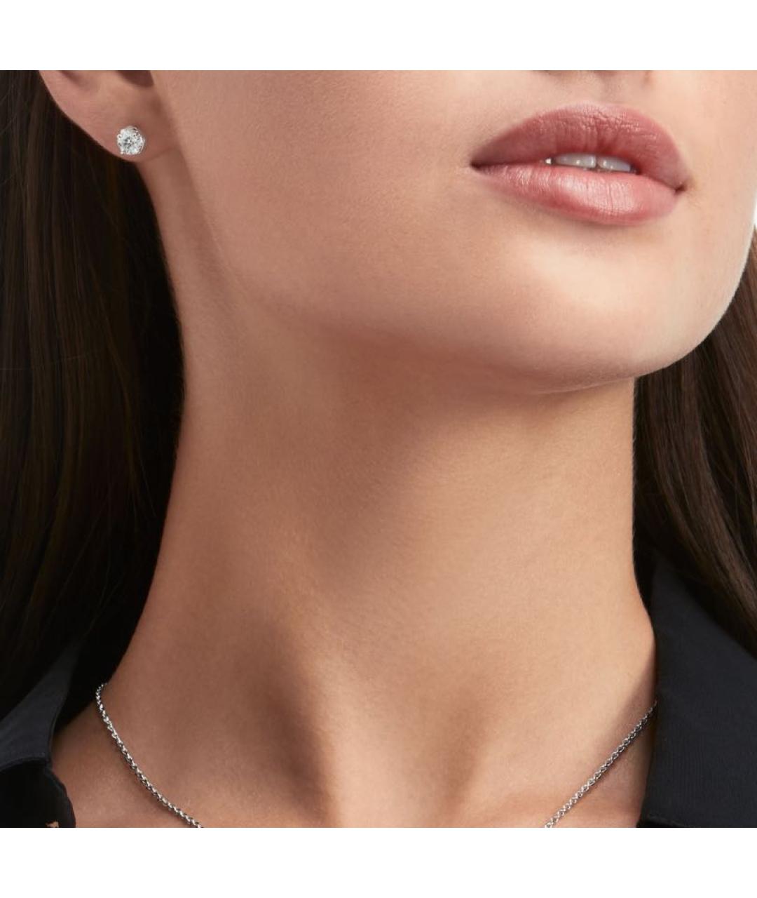 GRAFF Серебряные платиновые серьги, фото 2