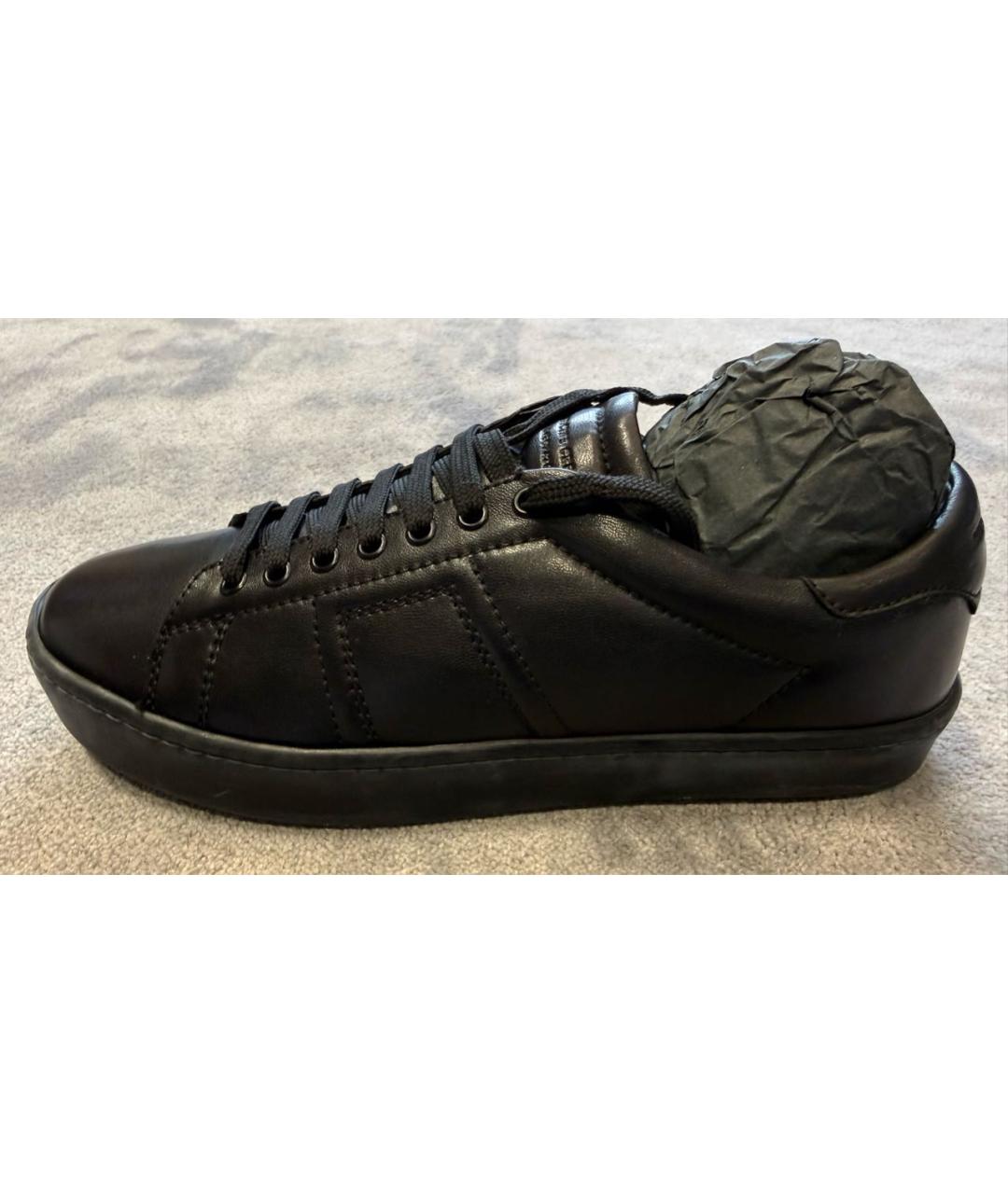 OFFICINE CREATIVE Черные кожаные высокие ботинки, фото 7