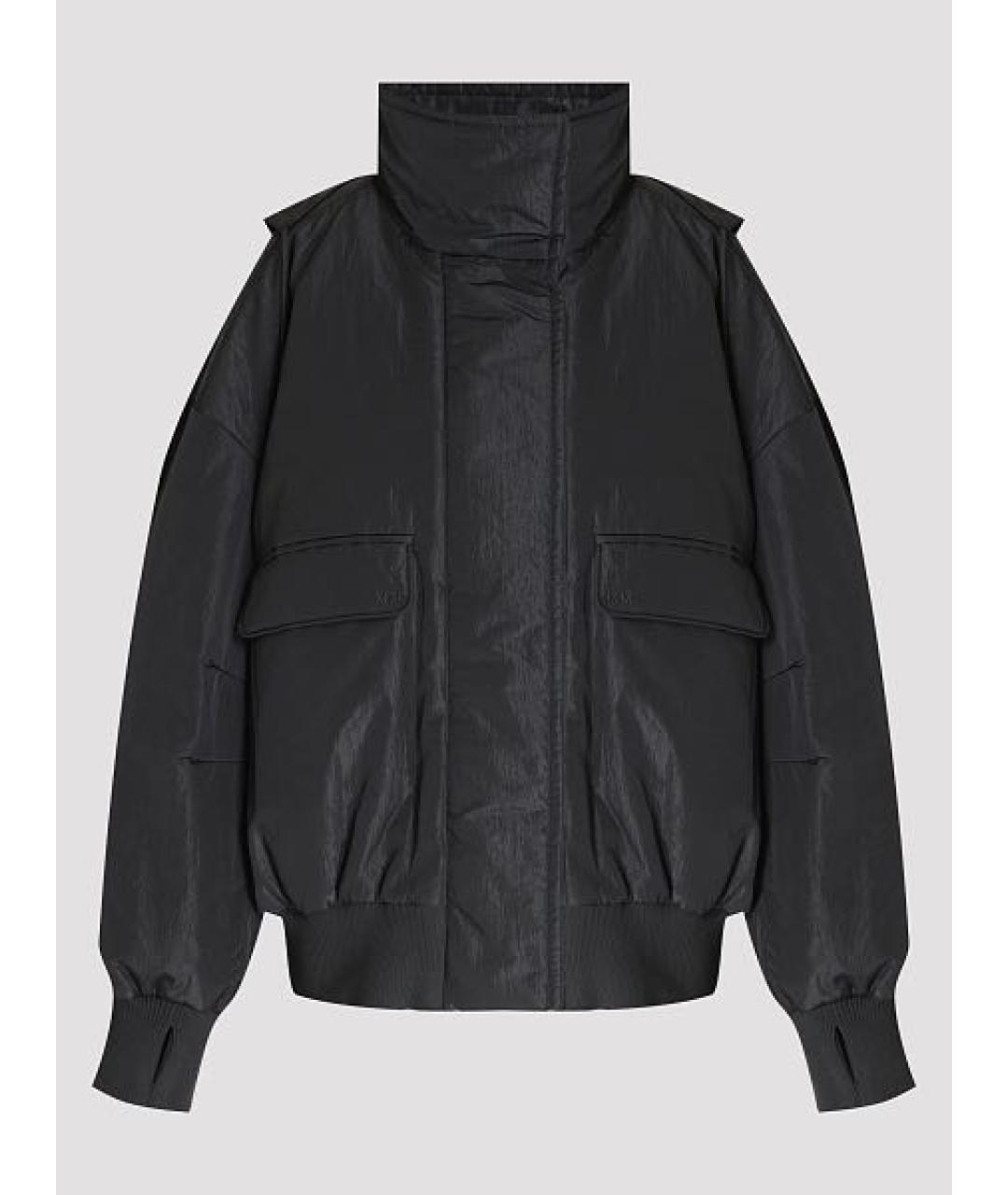 MAX MARA Антрацитовая полиамидовая куртка, фото 6