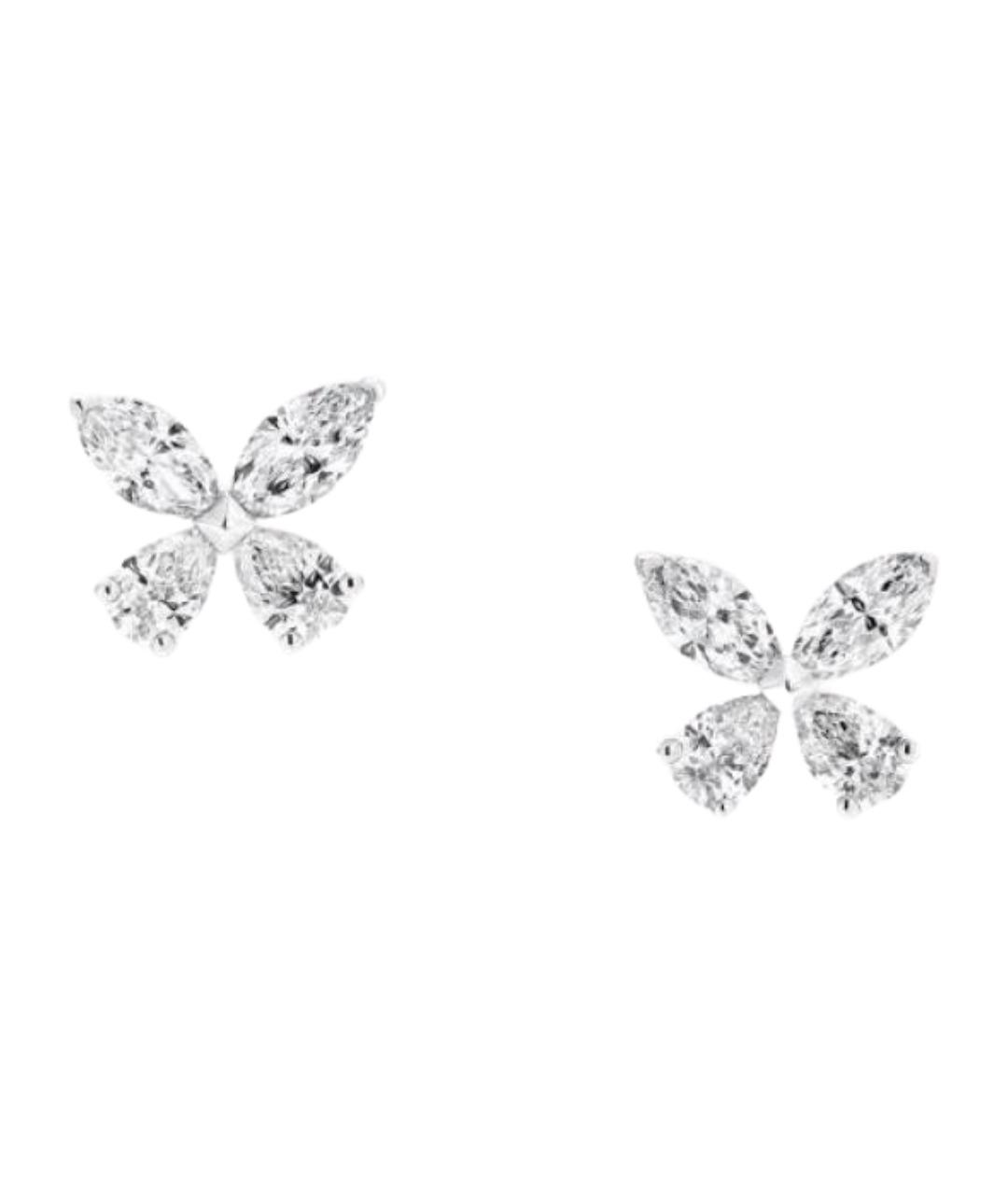 GRAFF Серебряные серьги из белого золота, фото 1