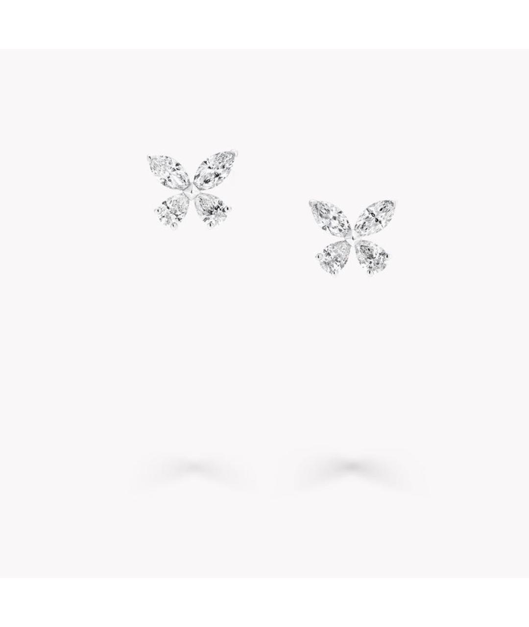 GRAFF Серебряные серьги из белого золота, фото 3