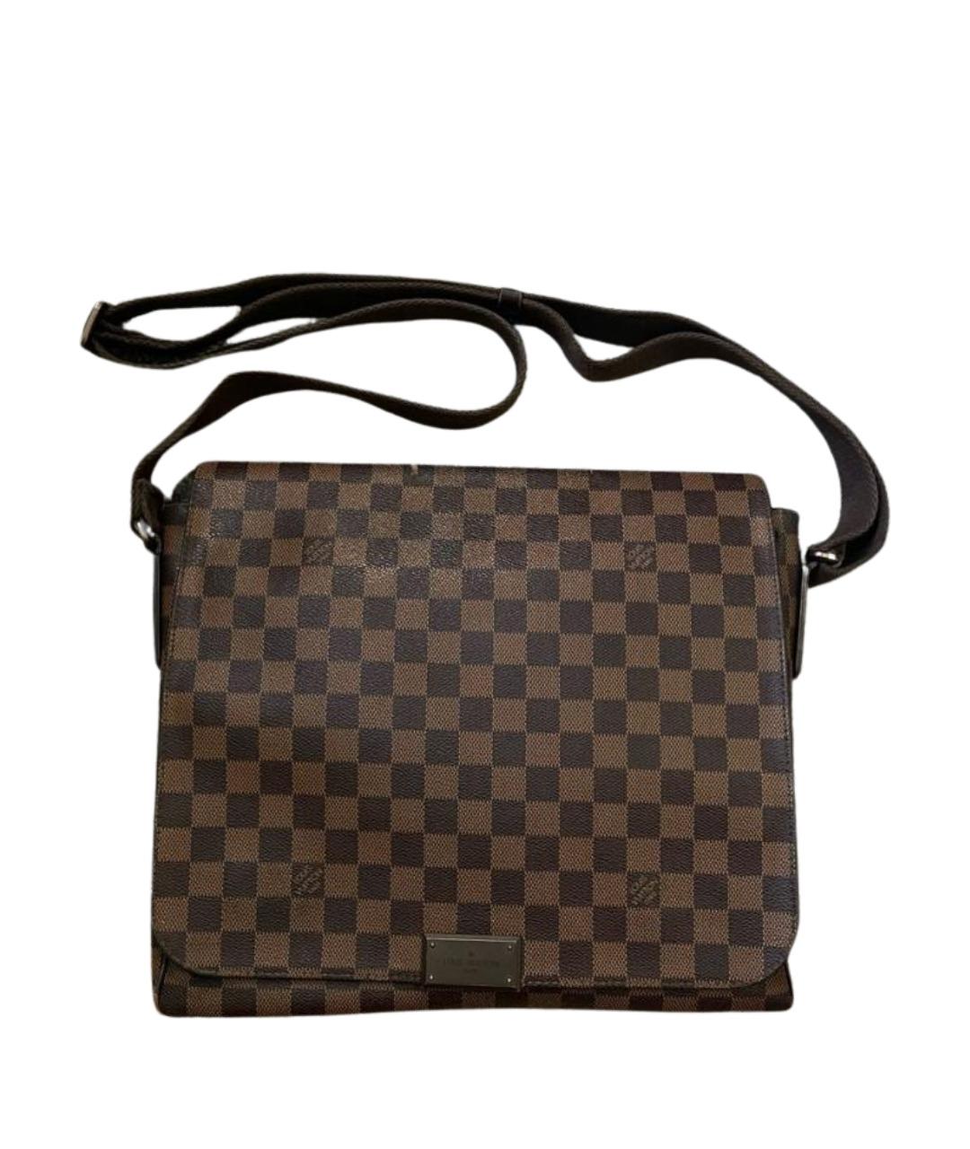 LOUIS VUITTON Коричневая сумка на плечо, фото 1