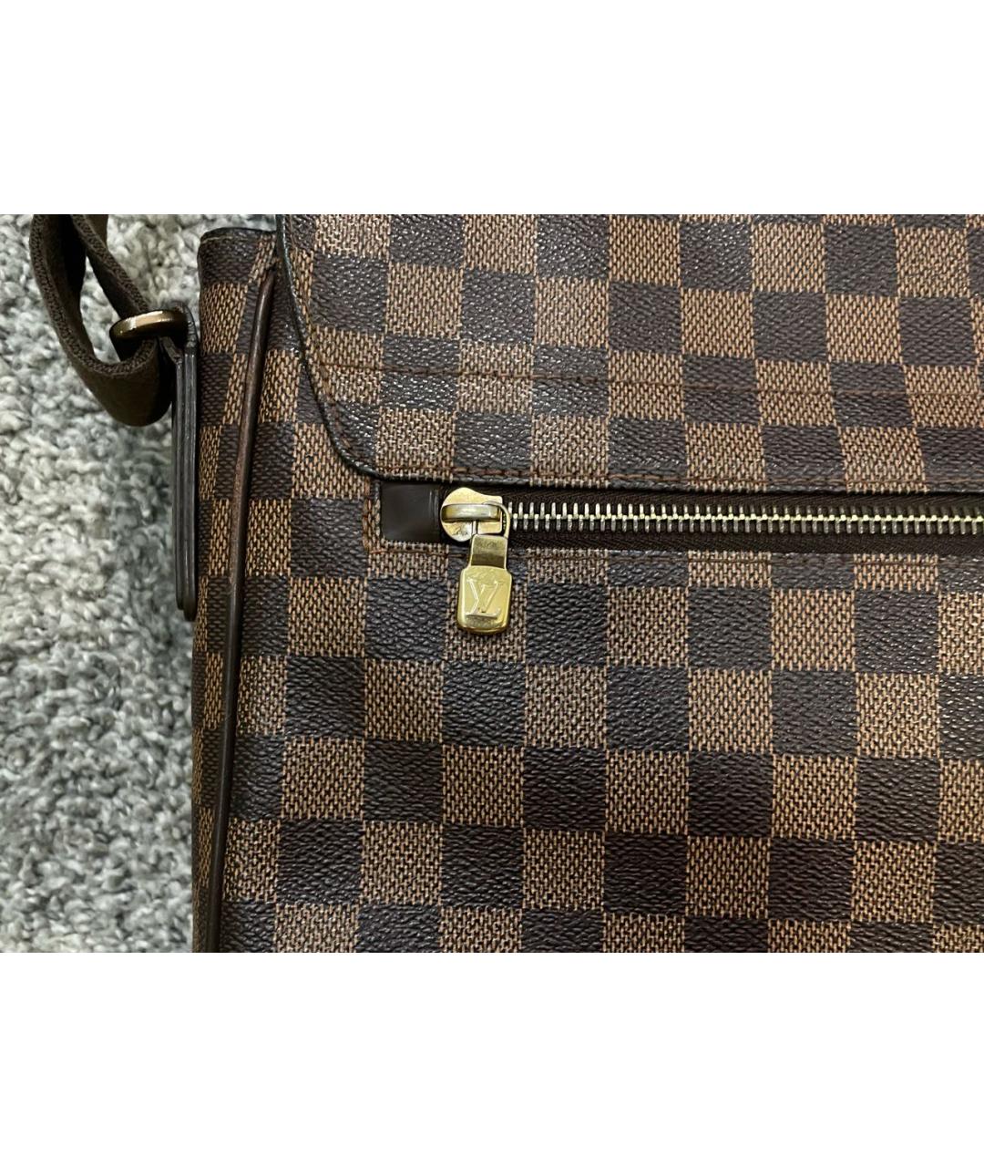 LOUIS VUITTON Коричневая сумка на плечо, фото 3
