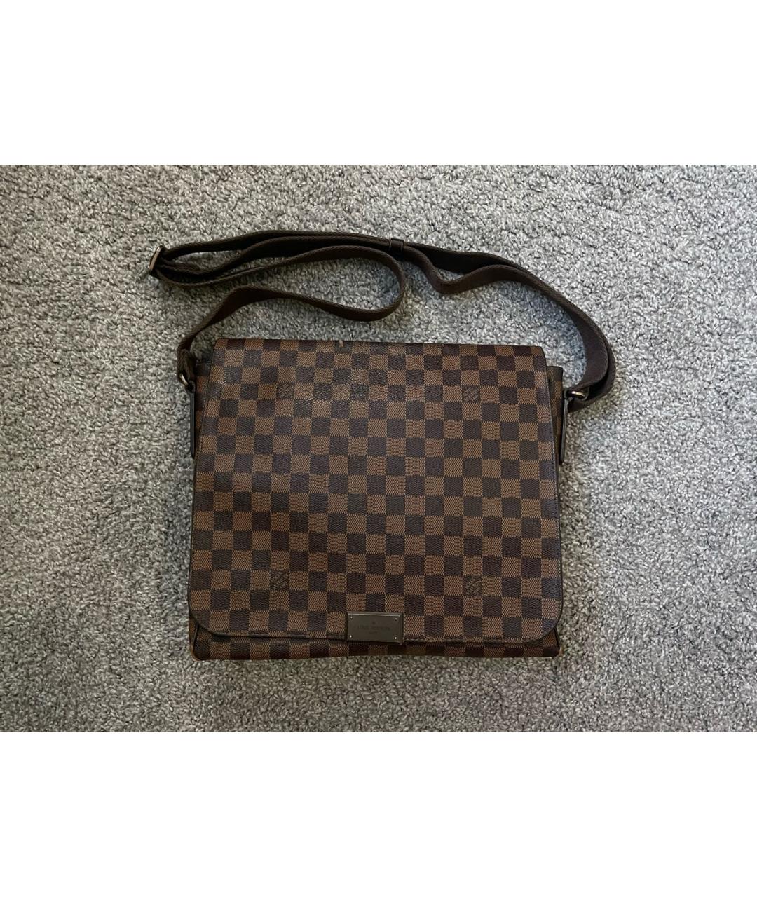 LOUIS VUITTON Коричневая сумка на плечо, фото 6