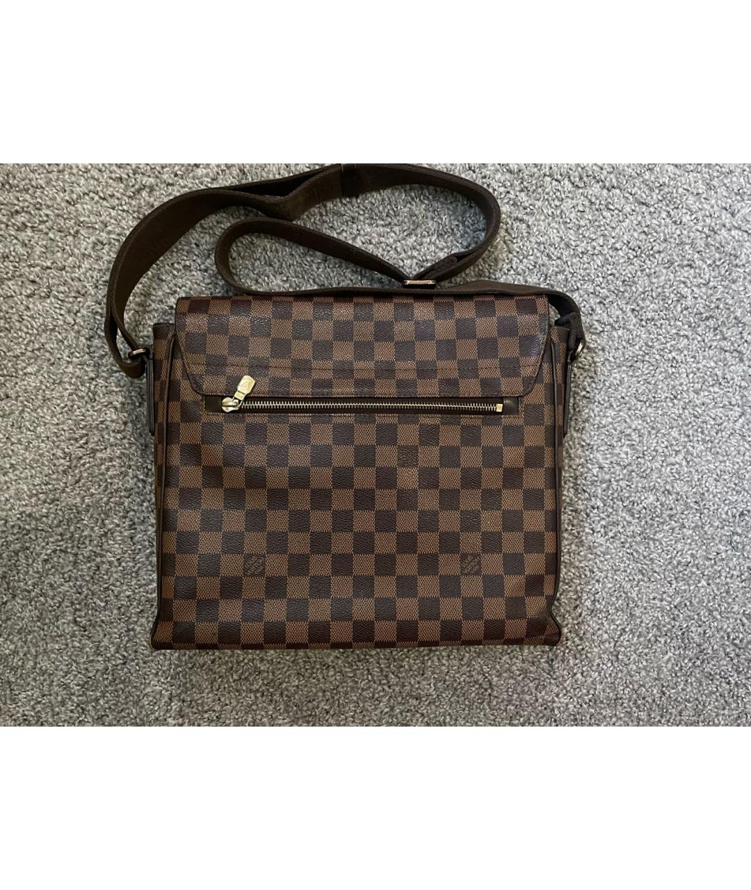 LOUIS VUITTON Коричневая сумка на плечо, фото 2