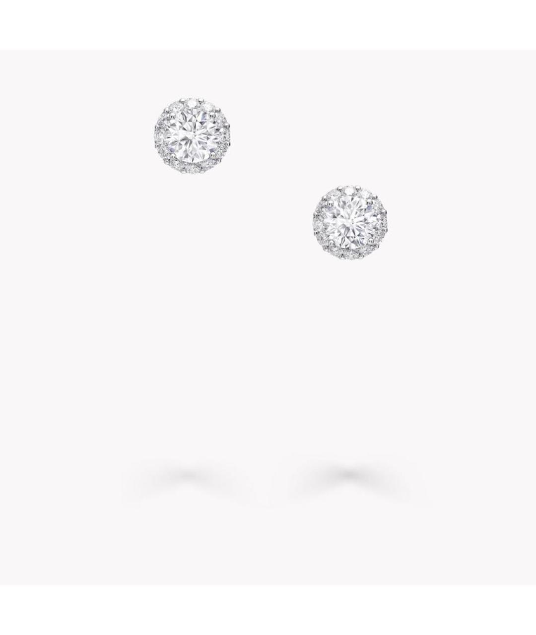 GRAFF Серебряные платиновые серьги, фото 4