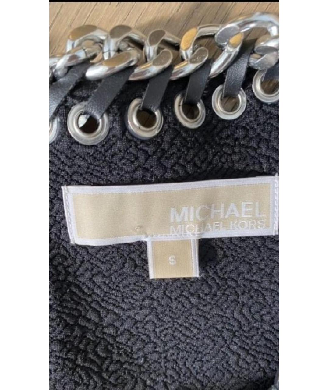 MICHAEL MICHAEL KORS Черное коктейльное платье, фото 5