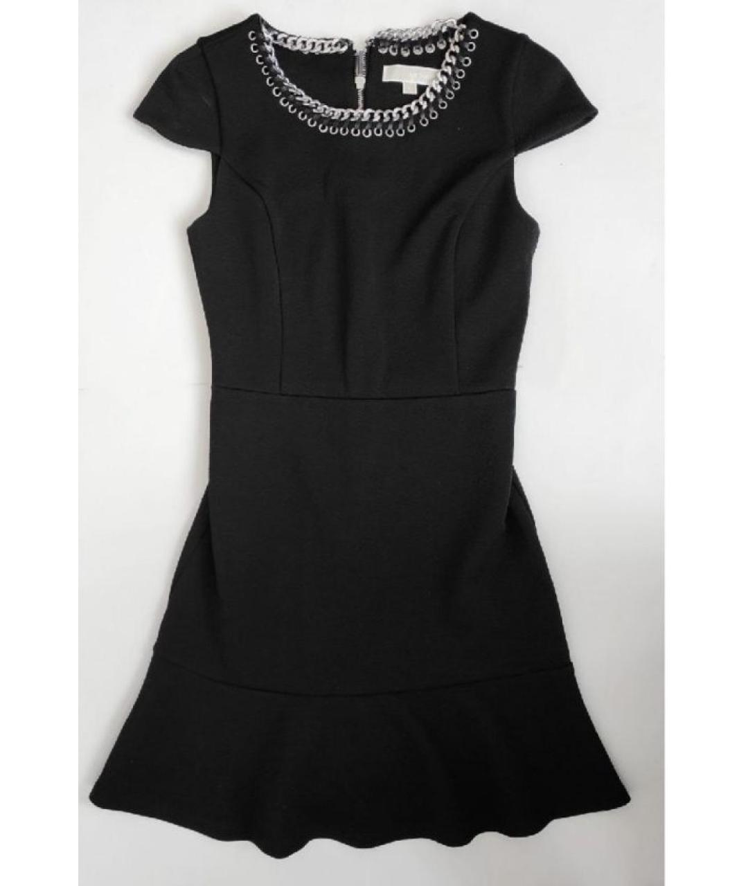 MICHAEL MICHAEL KORS Черное коктейльное платье, фото 8