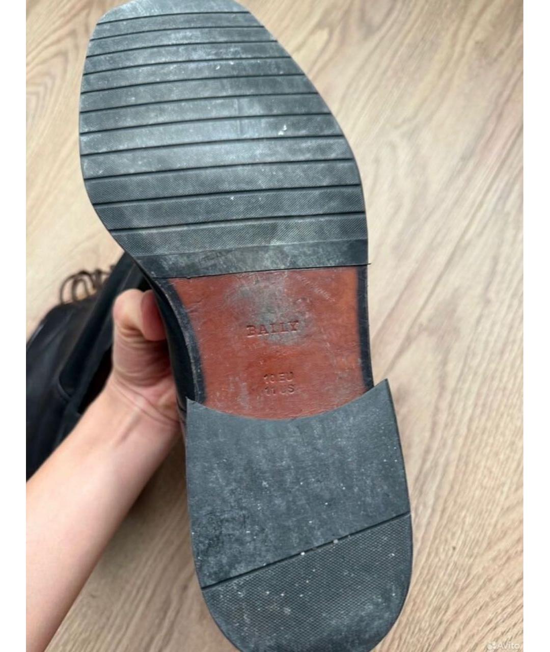 BALLY Коричневые кожаные высокие ботинки, фото 4