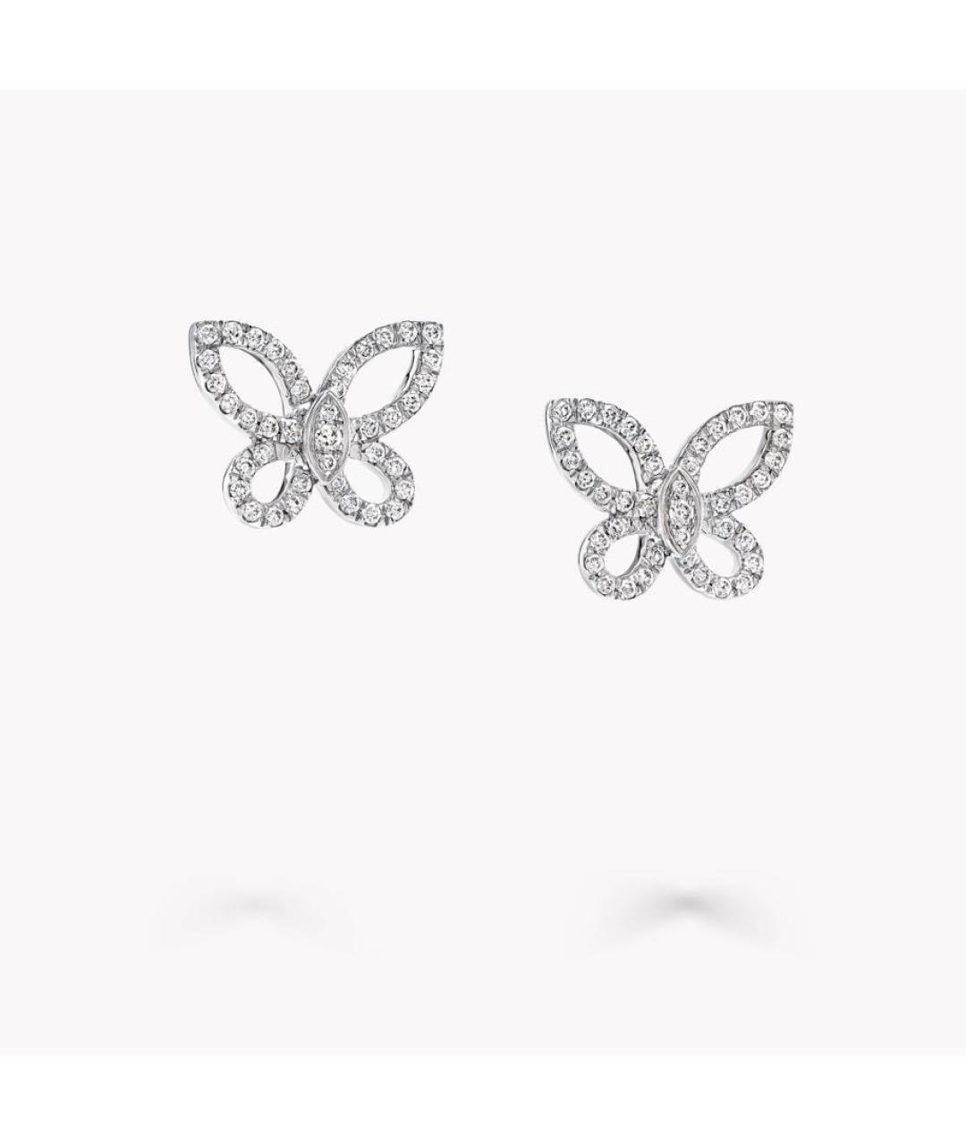 GRAFF Серебряные платиновые серьги, фото 3