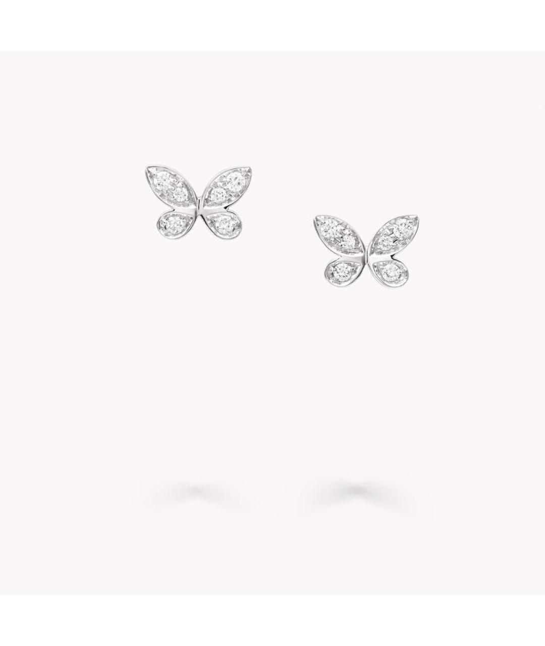 GRAFF Серебряные платиновые серьги, фото 3