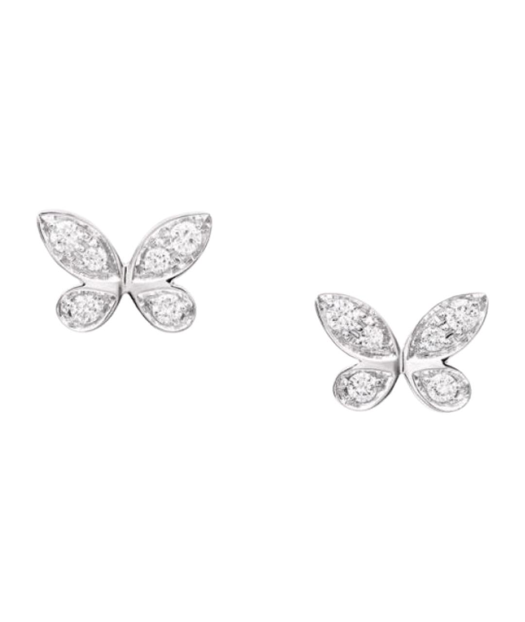 GRAFF Серебряные платиновые серьги, фото 1