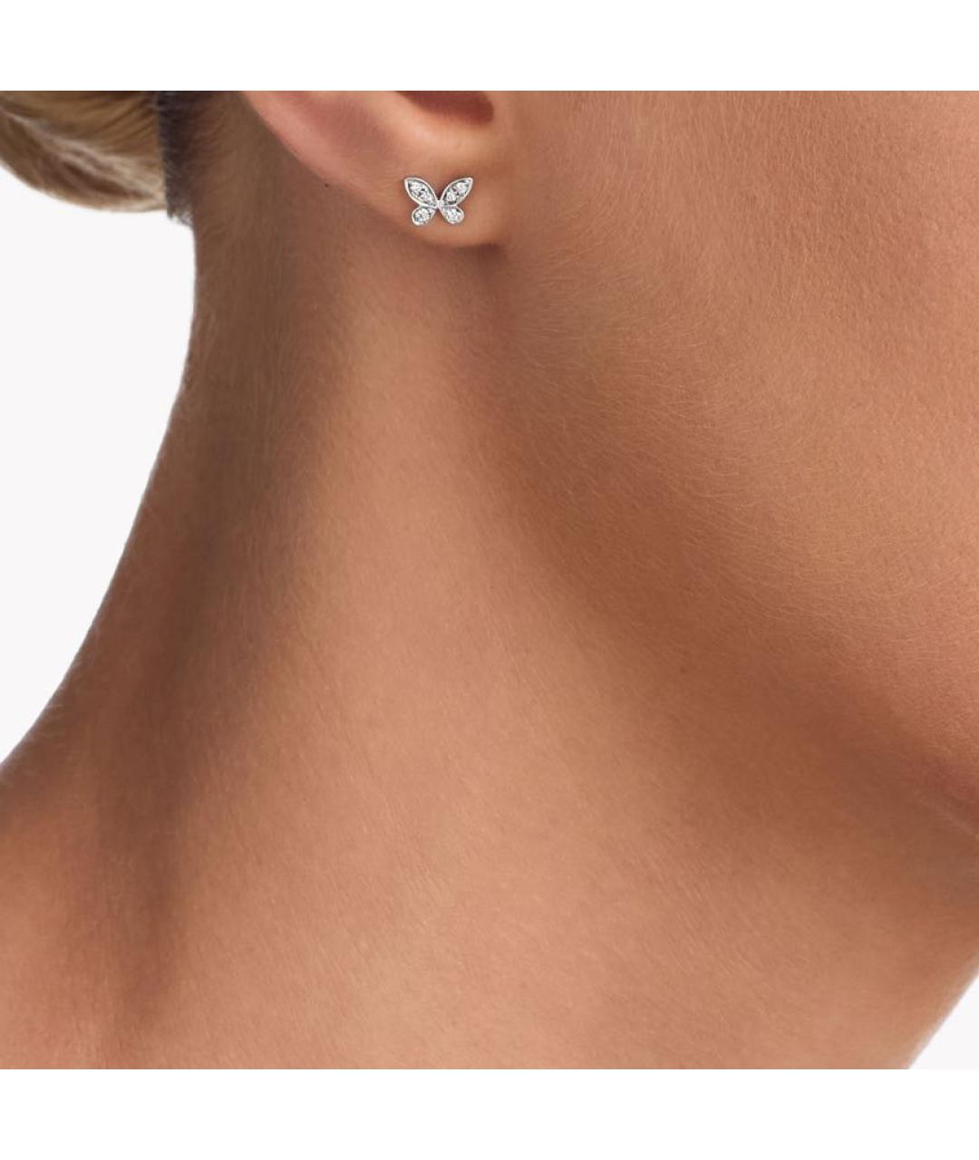 GRAFF Серебряные платиновые серьги, фото 2