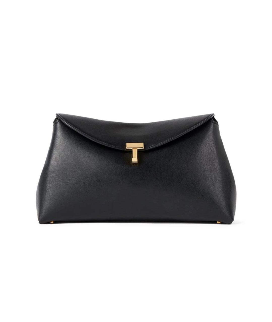 TOTEME Черная кожаная сумка через плечо, фото 1