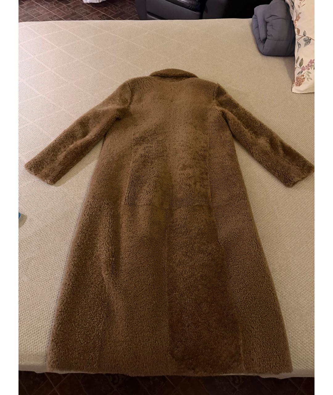 MAX MARA Коричневая дубленка, фото 2