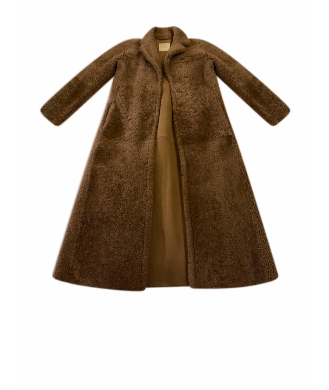 MAX MARA Коричневая дубленка, фото 1