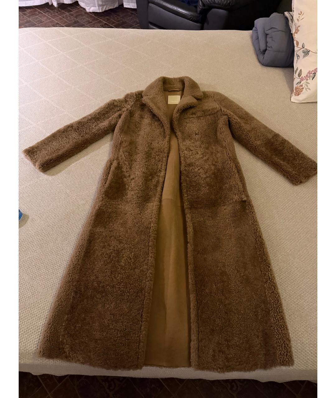 MAX MARA Коричневая дубленка, фото 5