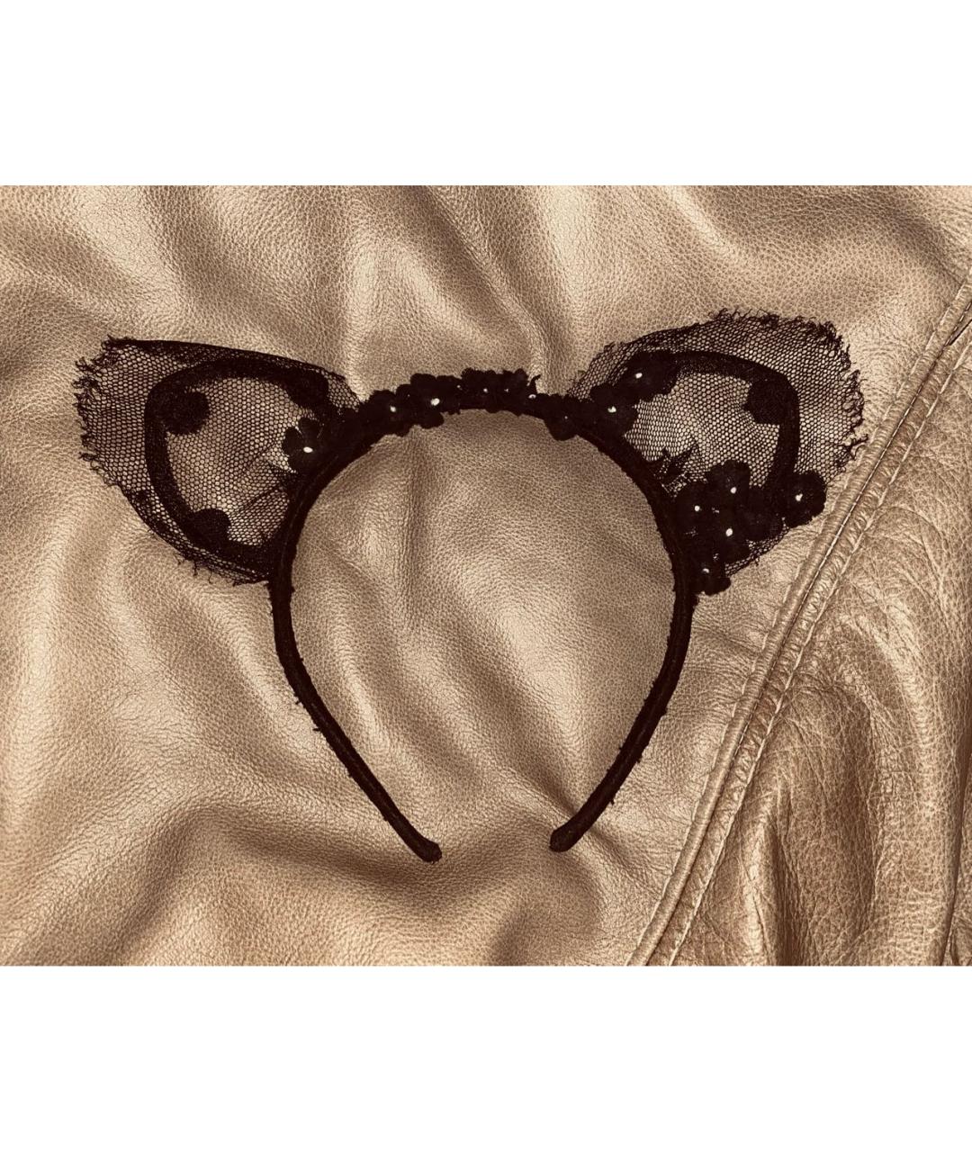 MAISON MICHEL Черный ободок, фото 3