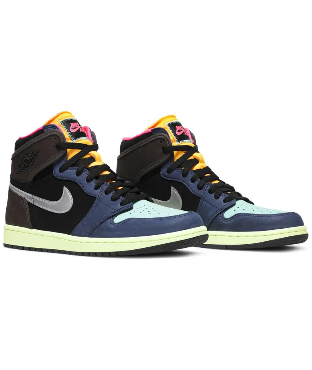 JORDAN Мульти замшевые высокие кроссовки / кеды, фото 5