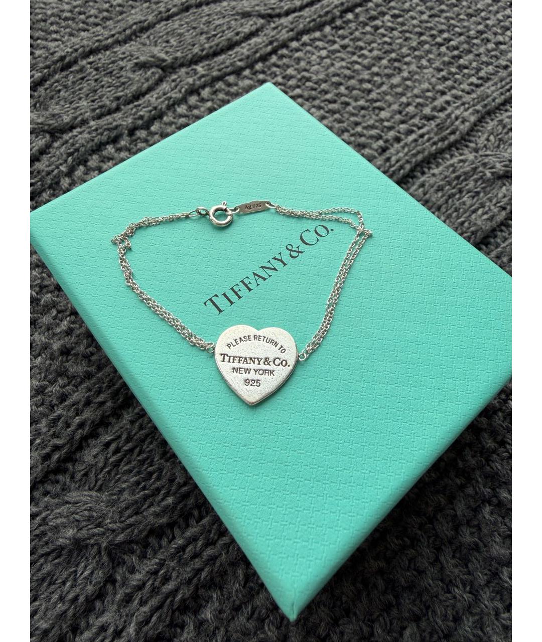 TIFFANY&CO Серебрянный серебряный браслет, фото 3