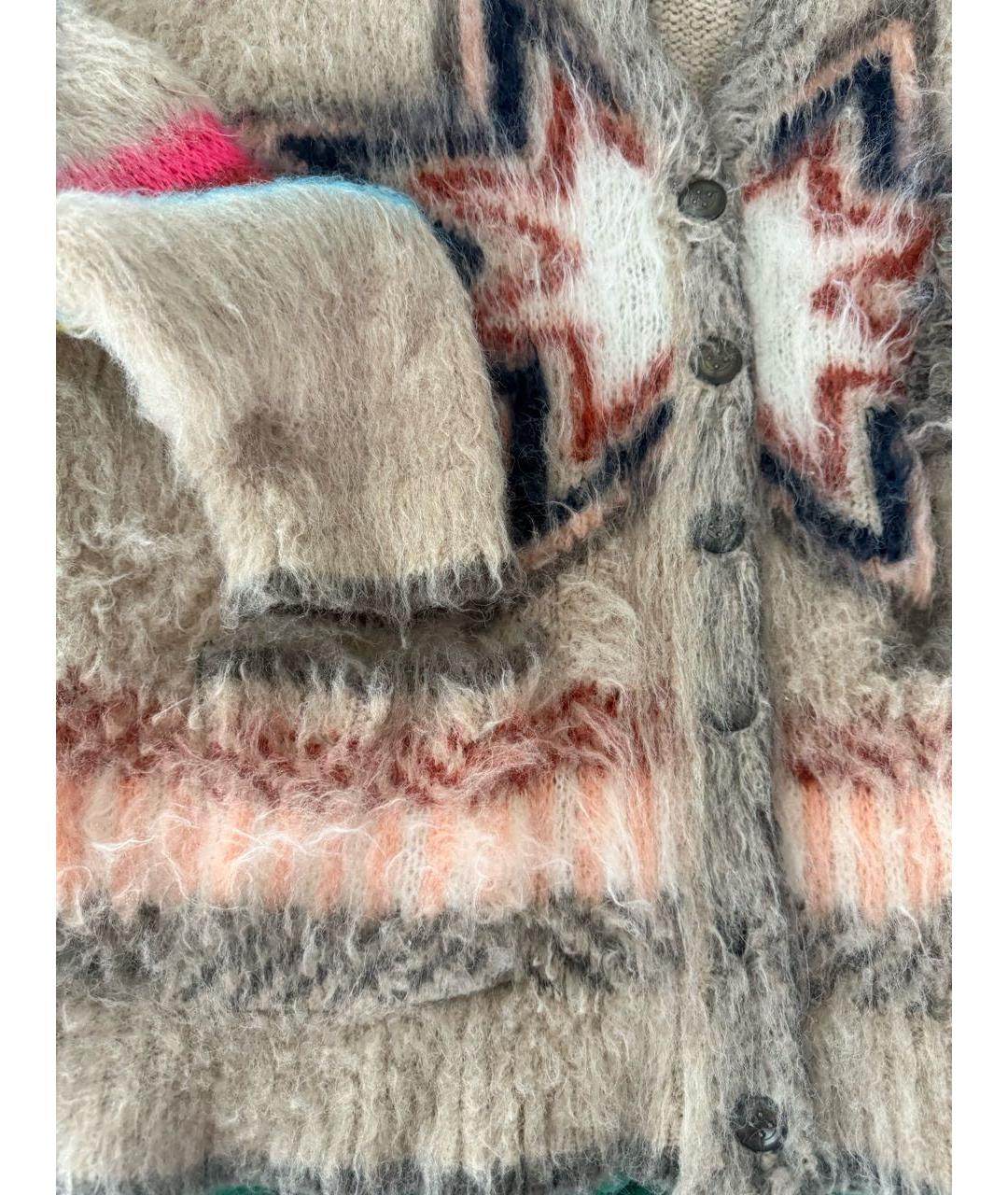 ETRO Бежевый шерстяной кардиган, фото 3