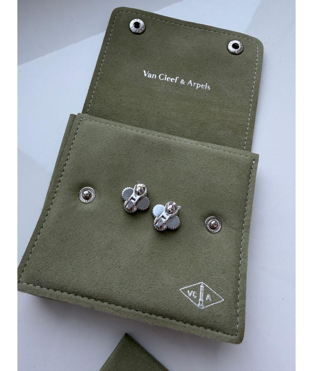 VAN CLEEF & ARPELS Серебряные серьги из белого золота, фото 2