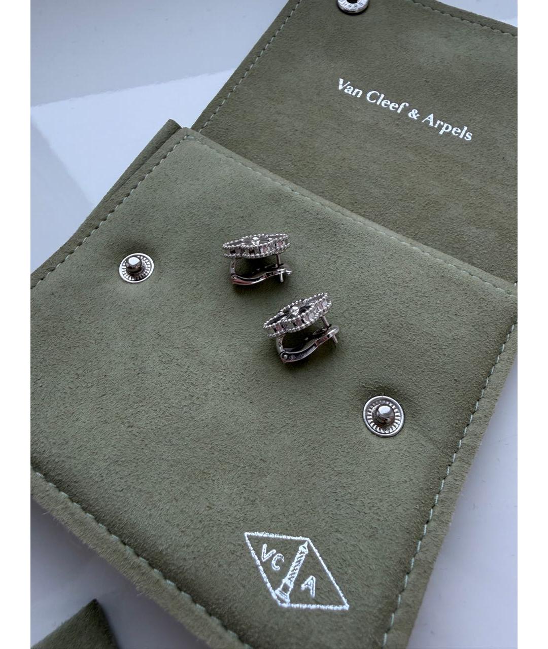 VAN CLEEF & ARPELS Серебряные серьги из белого золота, фото 3