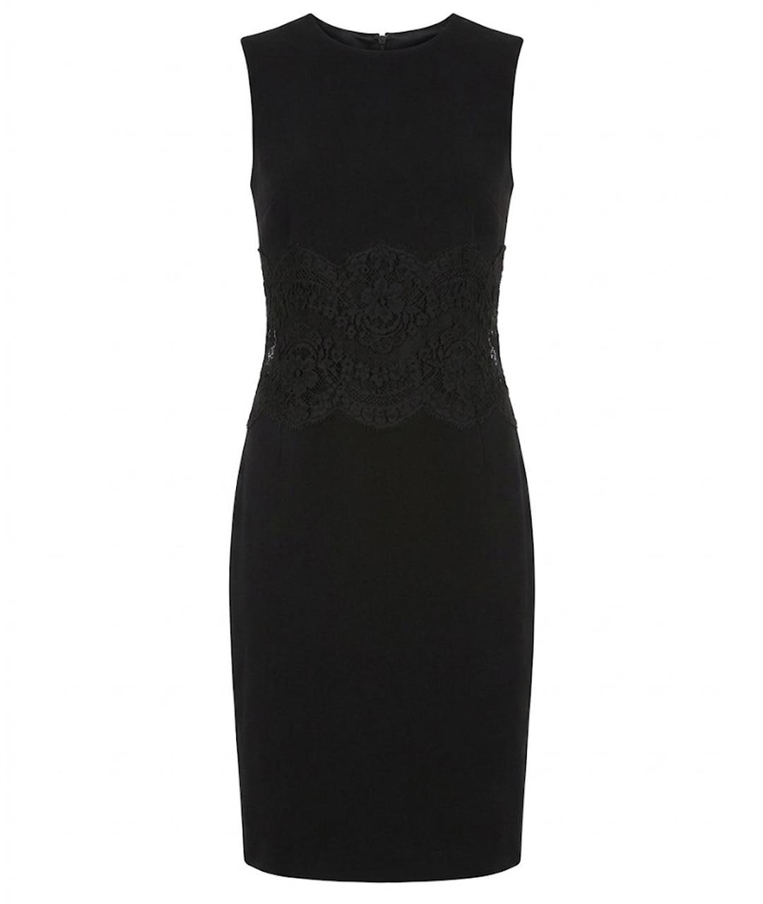 DOLCE&GABBANA Черное вискозное коктейльное платье, фото 1
